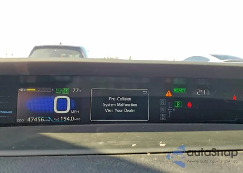 2019 Toyota Prius Prime z USA, uszkodzony, nr VIN JTDKARFP2K3109205